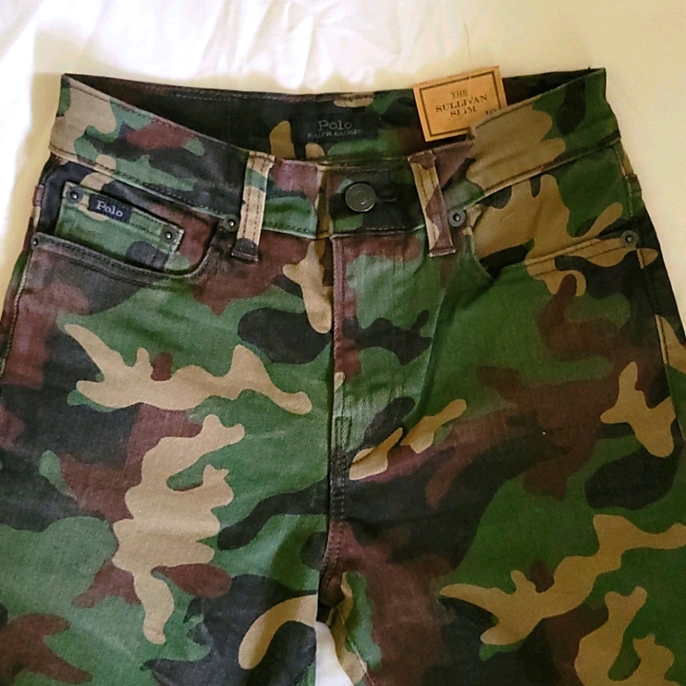 BNWT Camo Polo Ralph Lauren Size 10